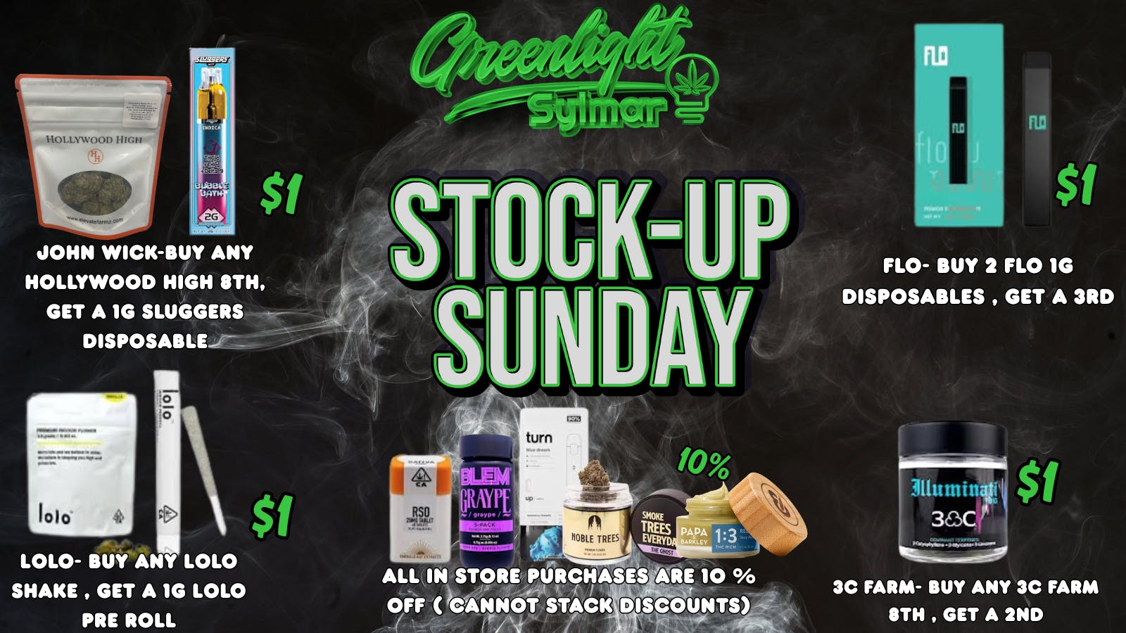 Greenlight Sylmar STOCK UP SUNDAY