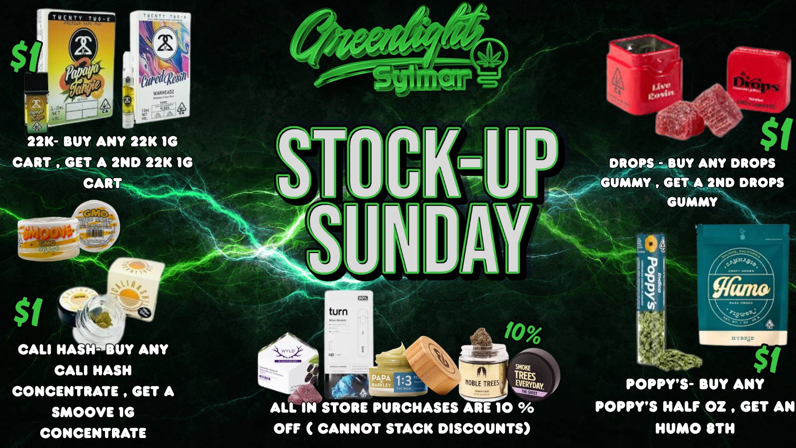 Greenlight Sylmar STOCK UP SUNDAY