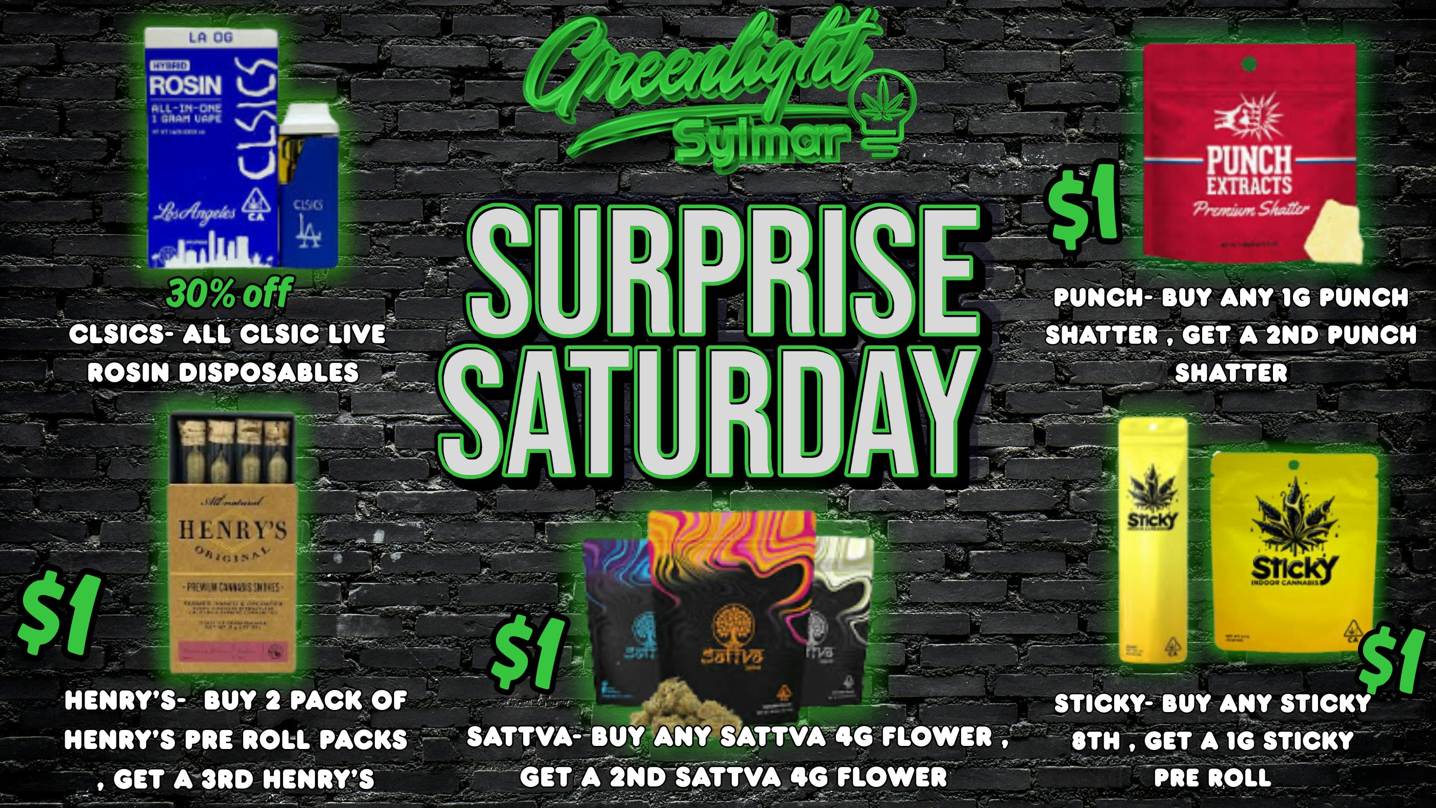 Greenlight Sylmar SURPRISE SATURDAY