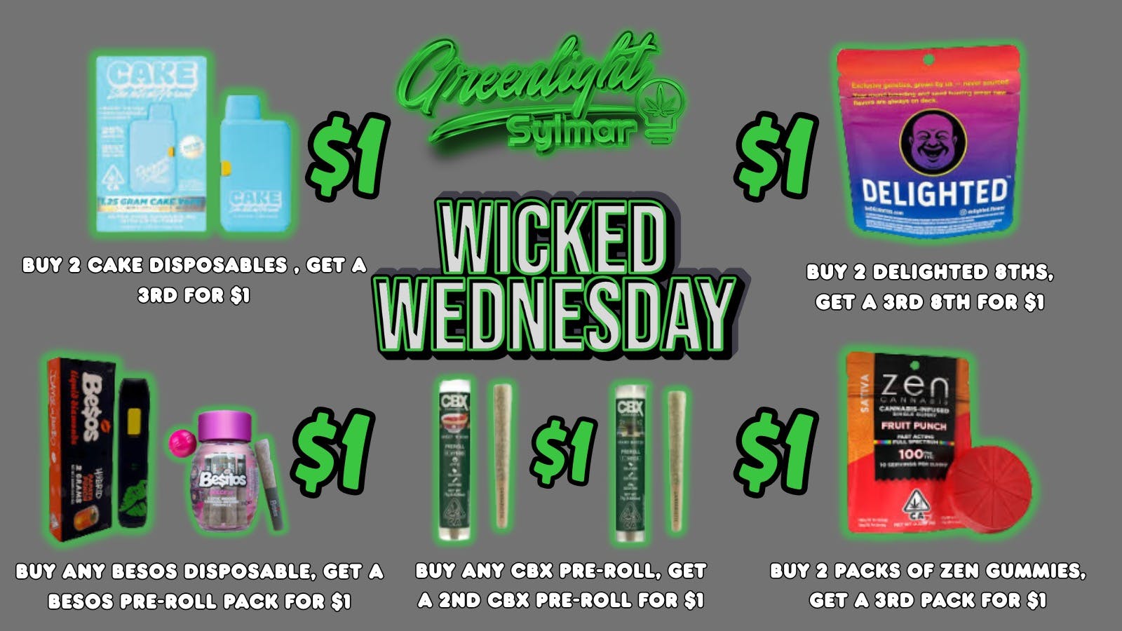 Greenlight Sylmar WICKED WEDNESDAY