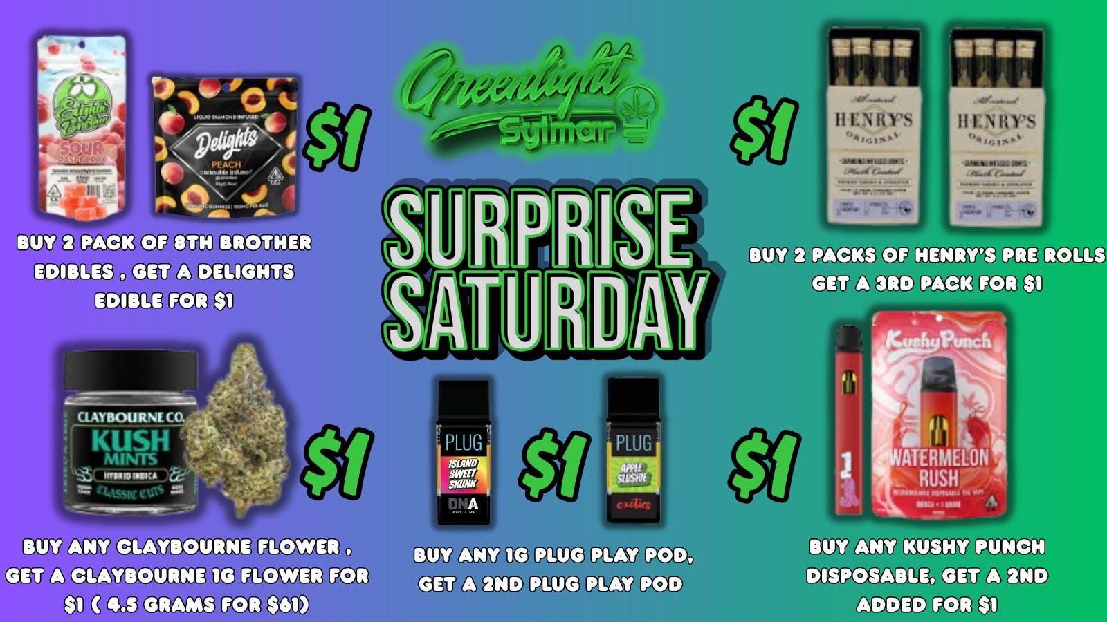 Greenlight Sylmar SURPRISE SATURDAY