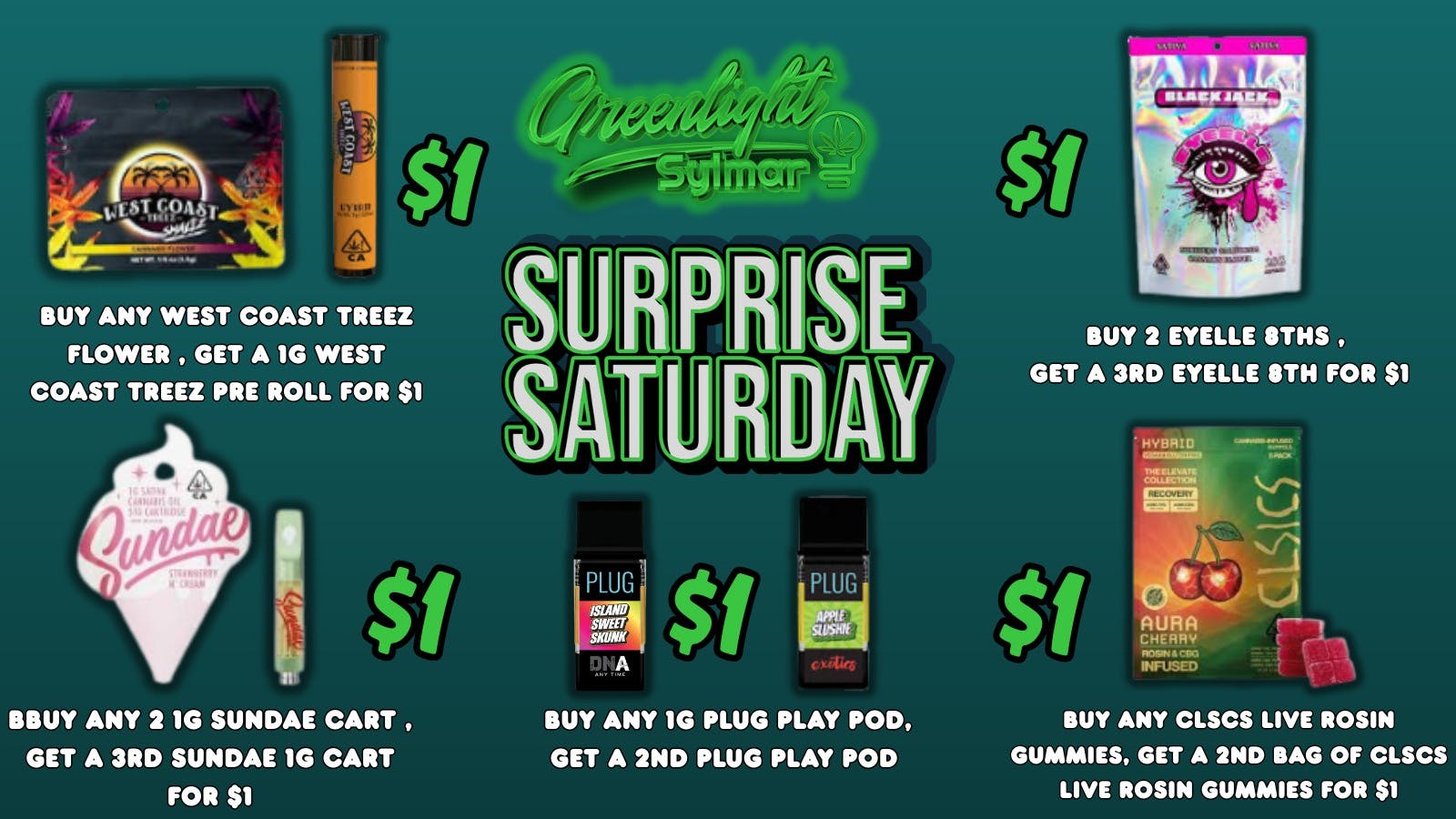 Greenlight Sylmar SURPRISE SATURDAY