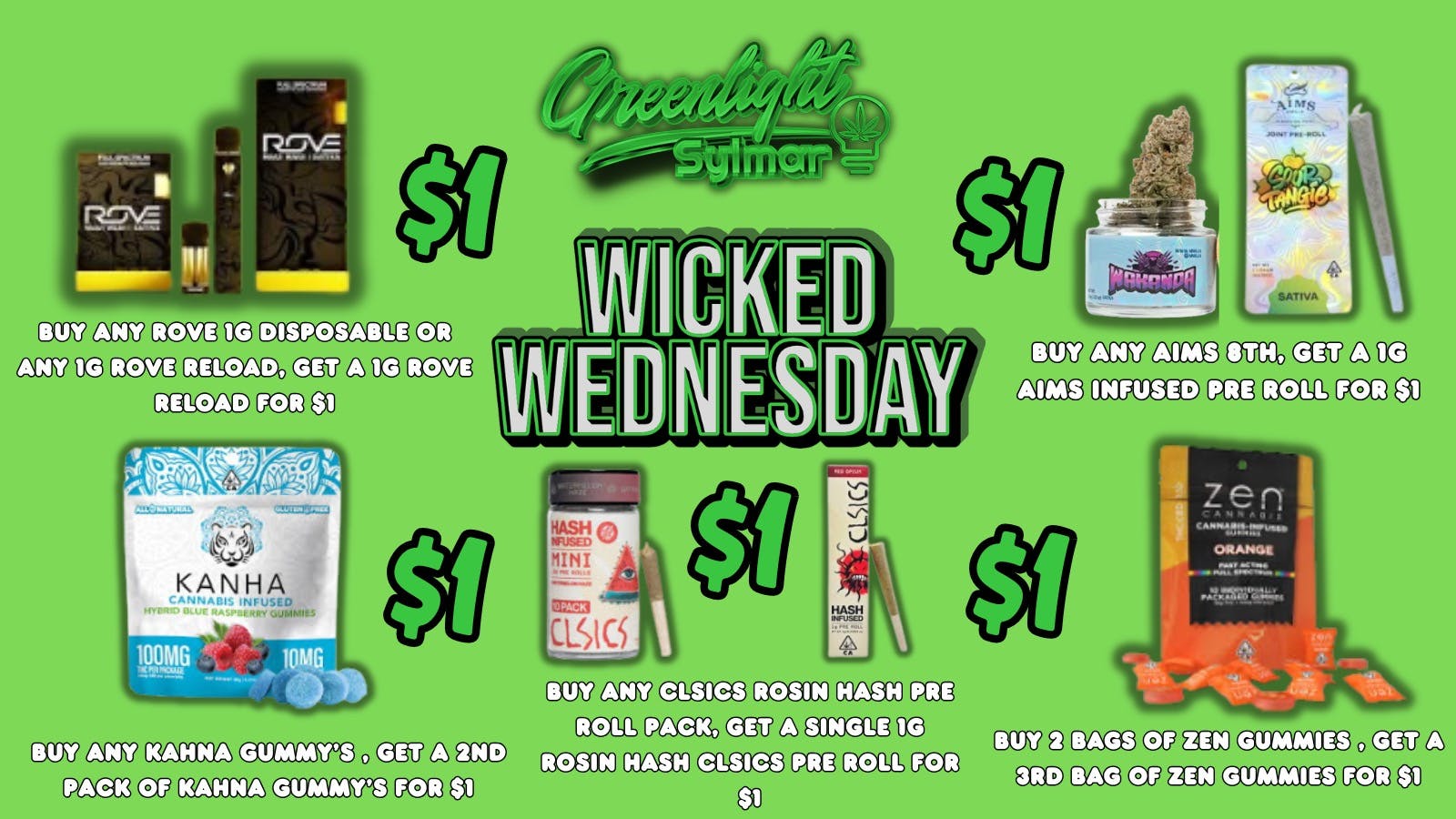 Greenlight Sylmar WICKED WEDNESDAY