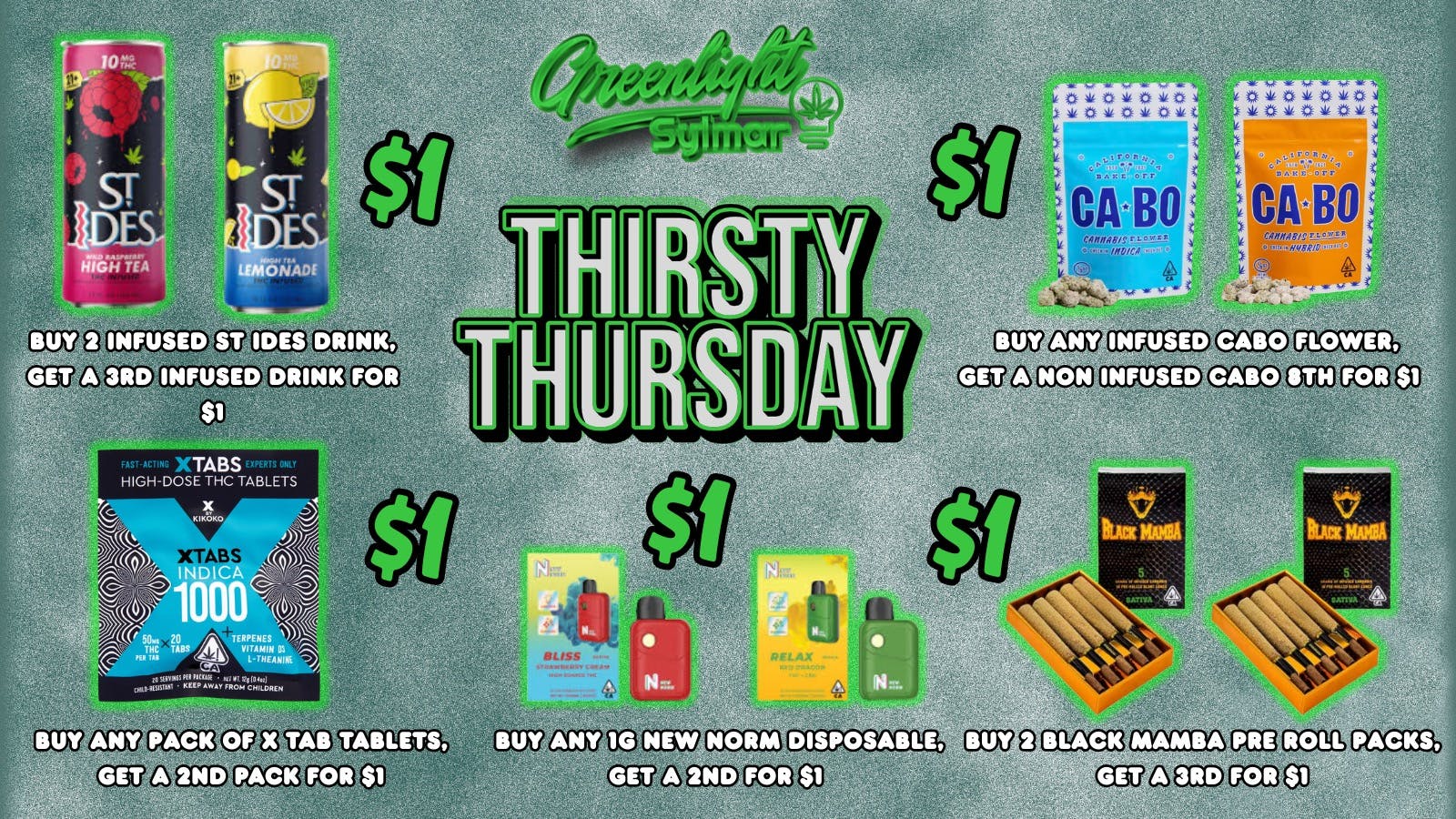 Greenlight Sylmar THIRSTY THURSDAY