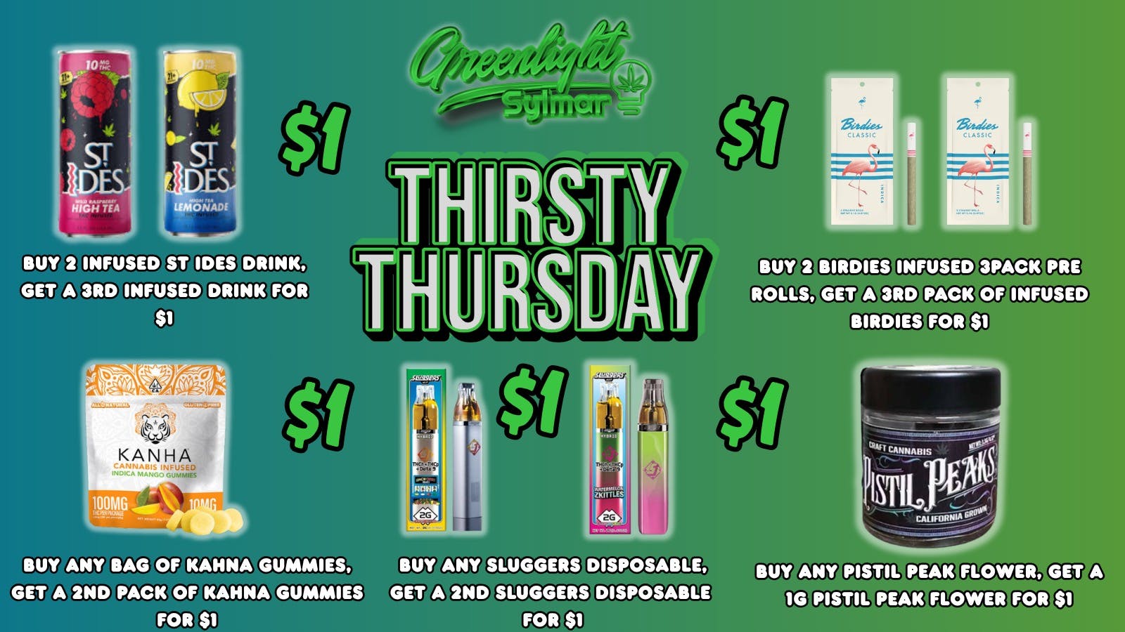 Greenlight Sylmar THIRSTY THURSDAY