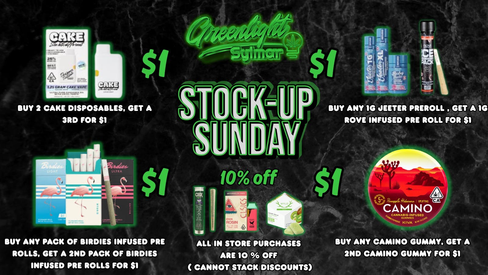 Greenlight Sylmar STOCK UP SUNDAY