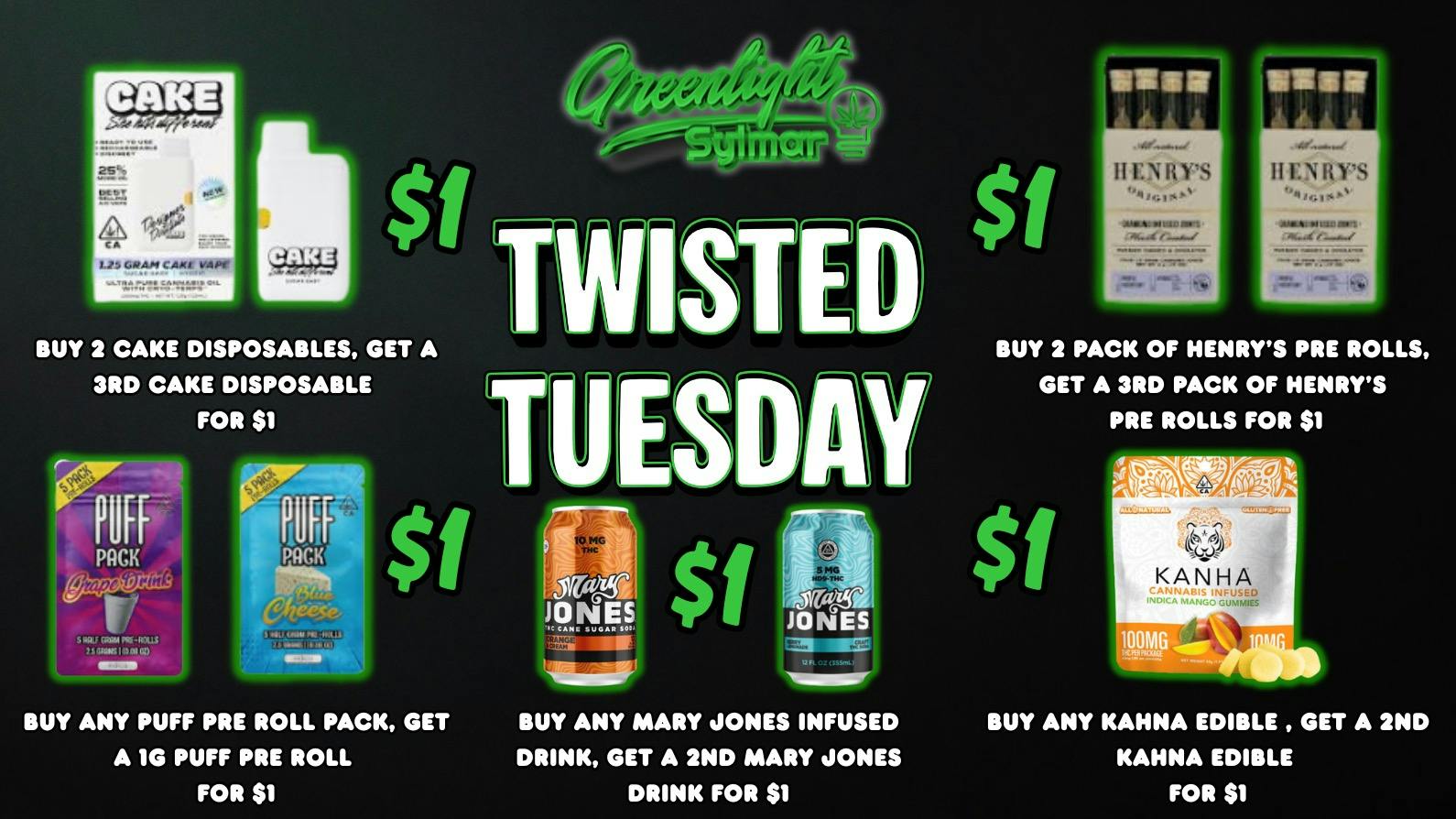 Greenlight Sylmar TWISTED TUESDAY