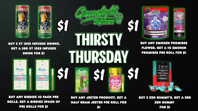Greenlight Sylmar THIRSTY THURSDAY