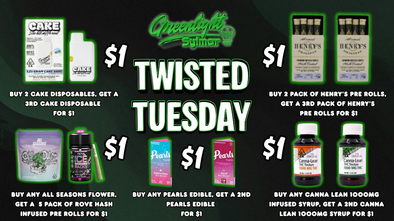 Greenlight Sylmar TWISTED TUESDAY