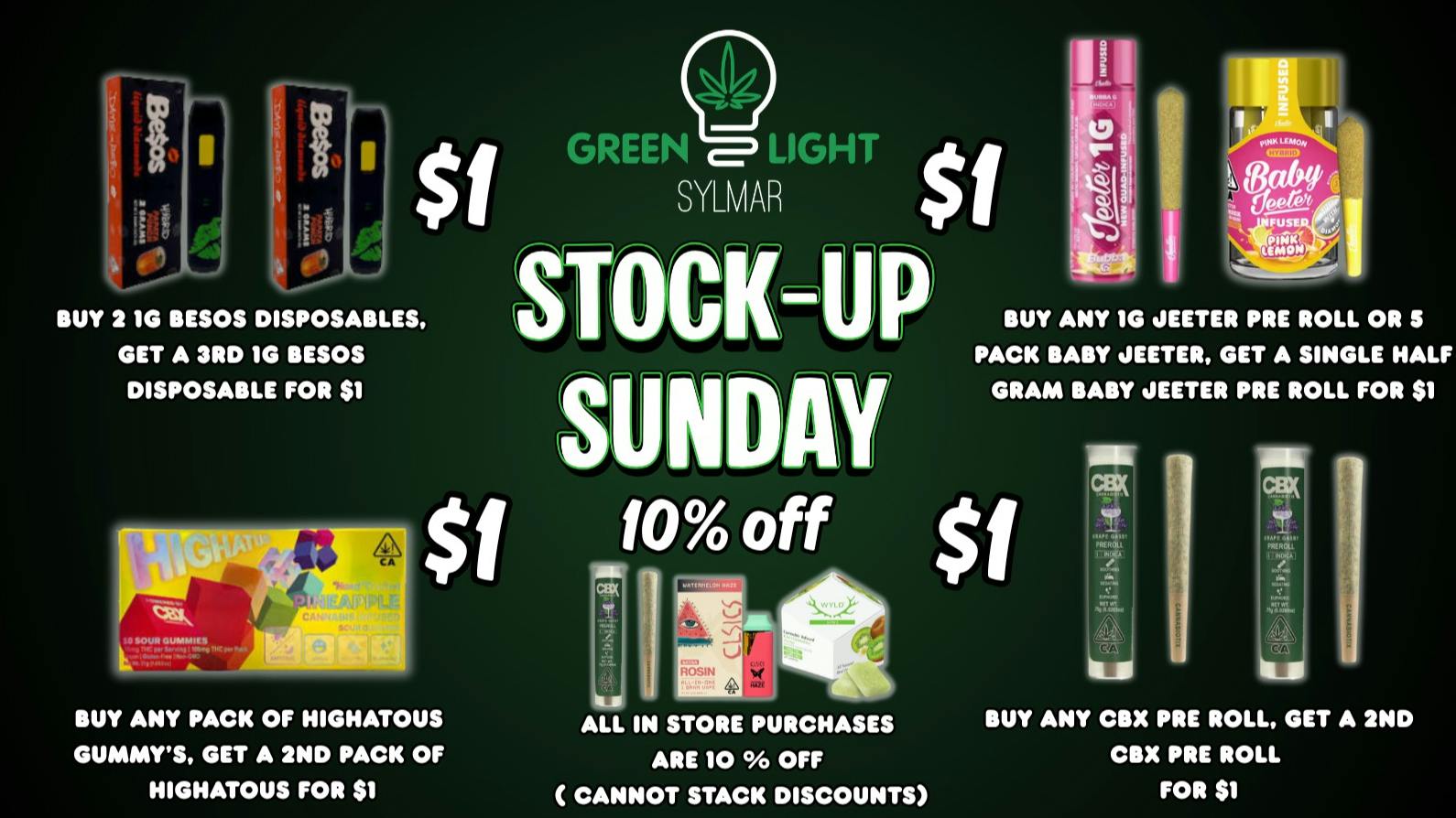 Greenlight Sylmar STOCK UP SUNDAY