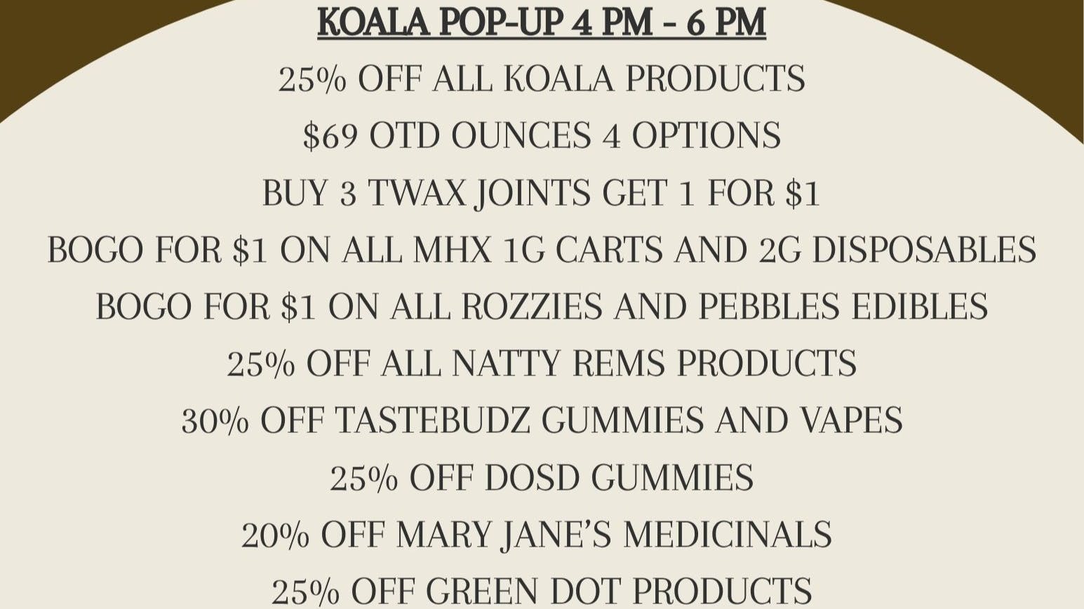 Docs Apothecary APRIL 17TH DEALS 420 WEEKEND