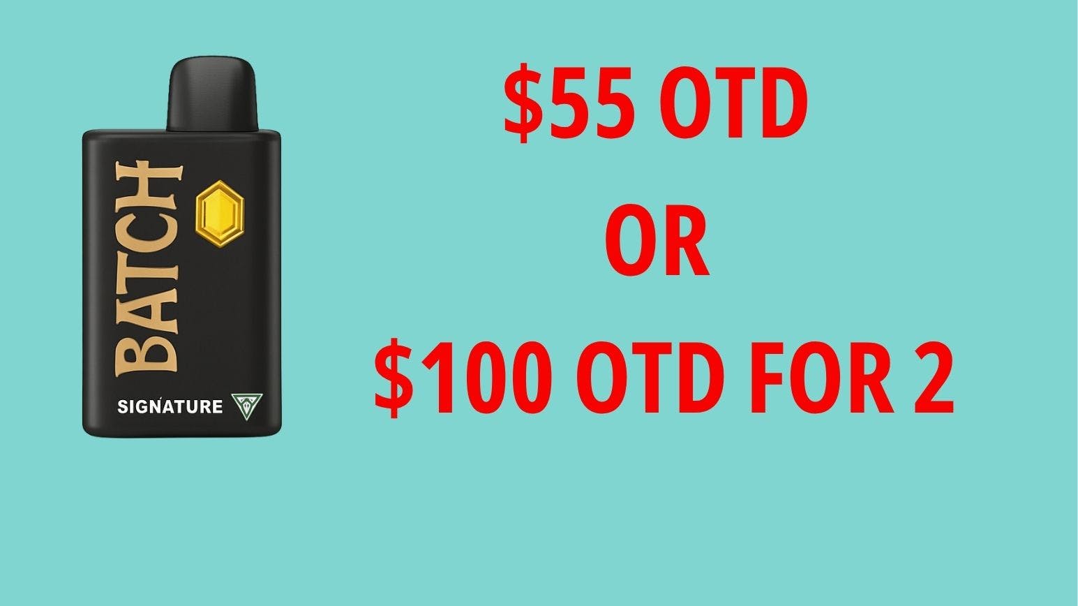 Docs Apothecary $55 OTD 4G DISPOSABLE OR $100 OTD FOR 8G