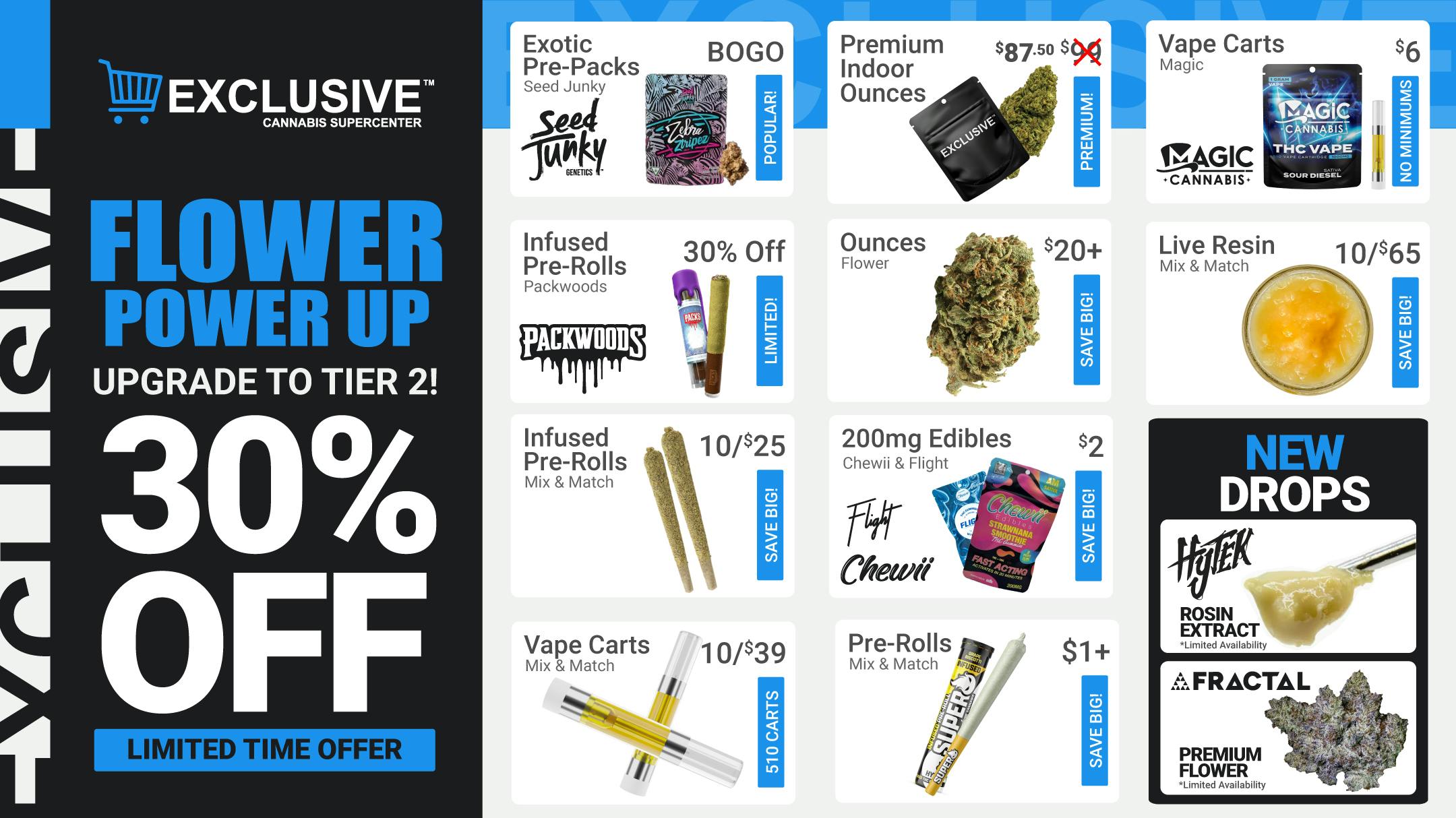 Exclusive Cannabis - Coldwater Recreational EXCLUSIVE™ DEALS!