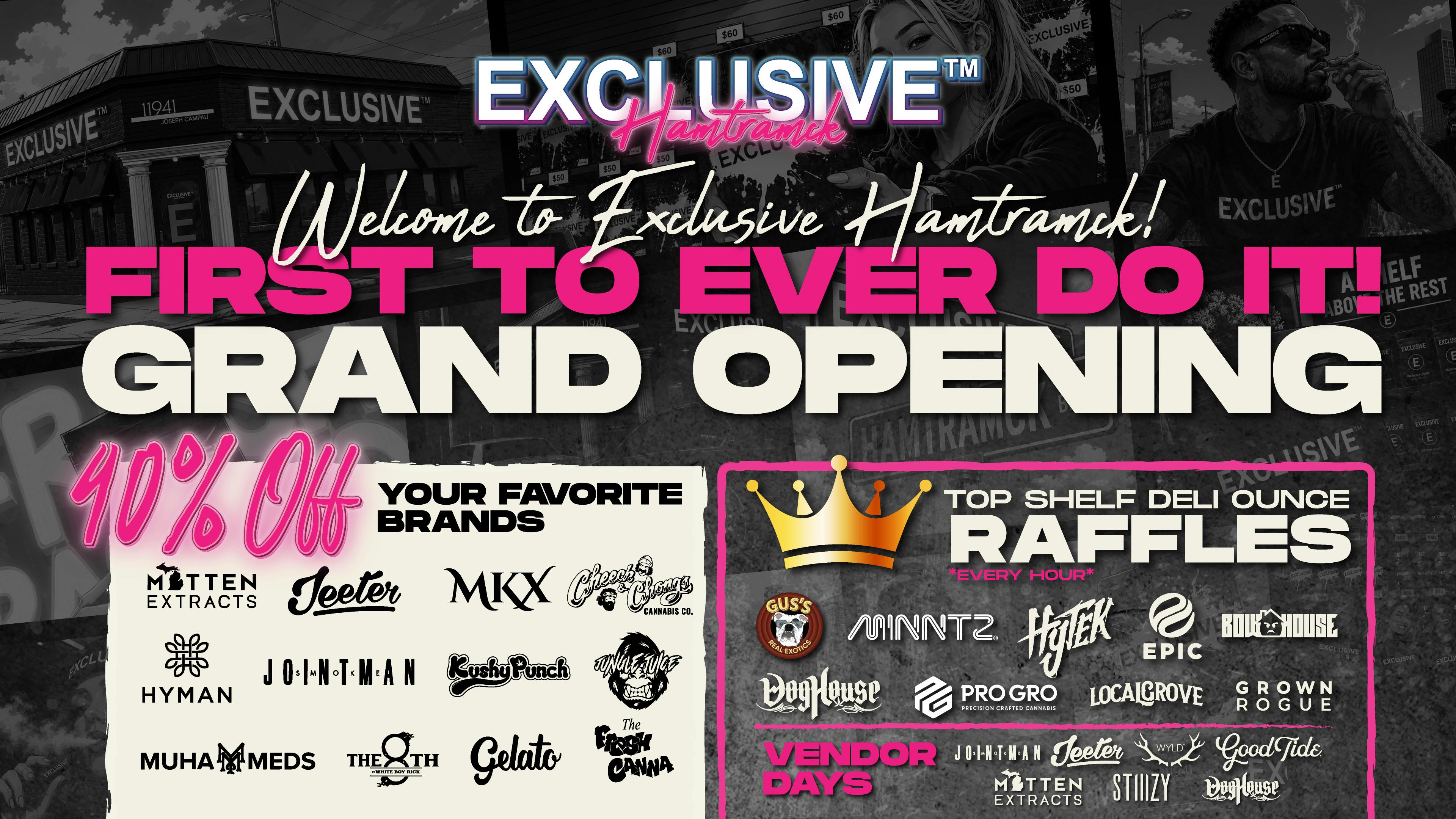 Exclusive Hamtramck - RECREATIONAL 21+ FRIDAY 08.28 GRAND OPENING!