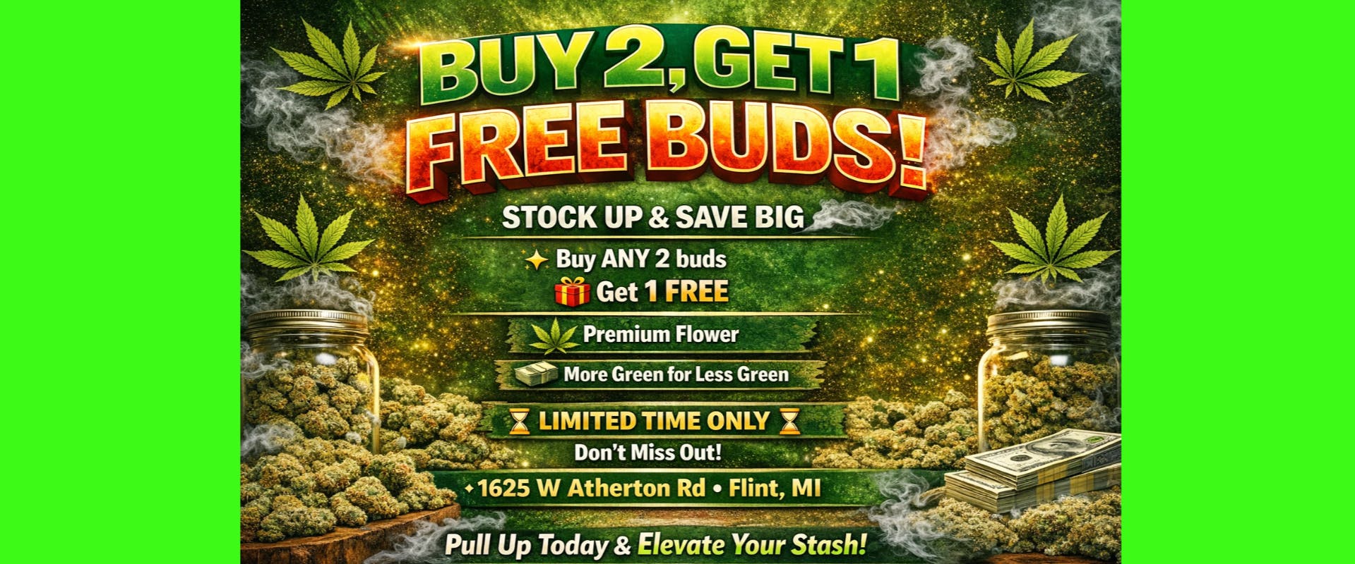 Green Bean BUY 2 GET 1 Tuesday