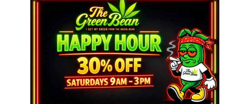 Green Bean Happy Hour Saturdays