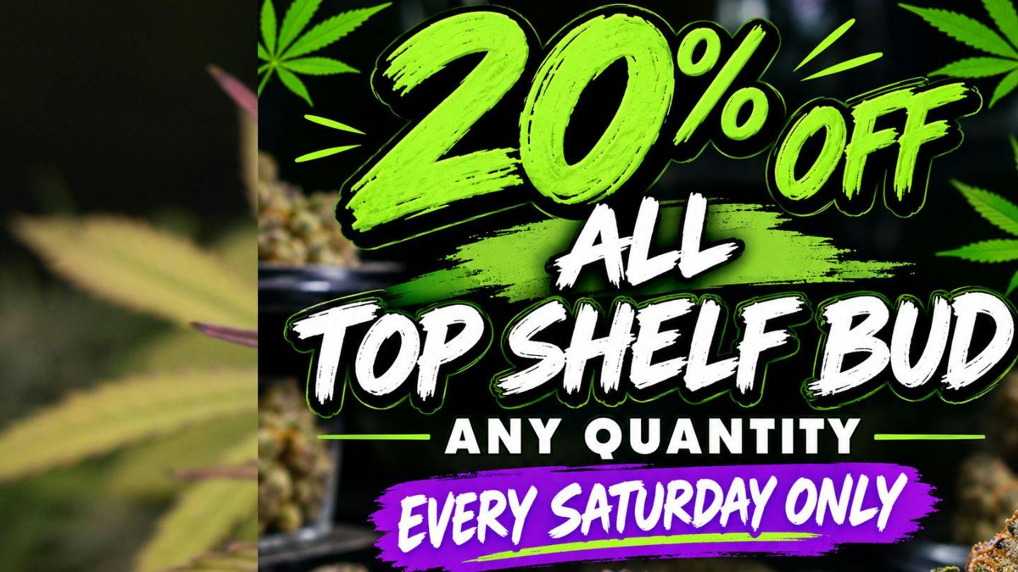 Green Bean Saturday 20% Top Shelf