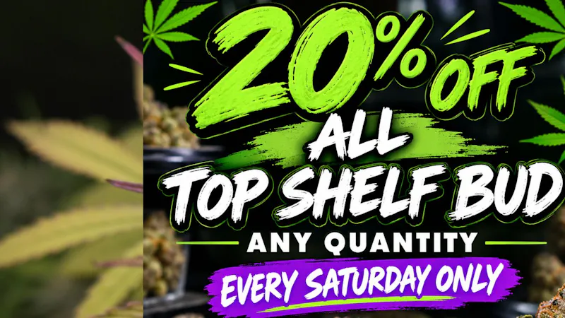 Green Bean Saturday 20% Top Shelf
