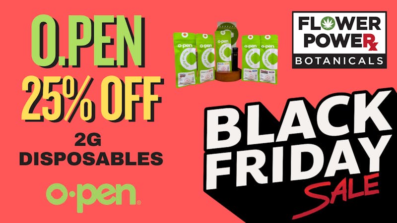 Flower Power Botanicals 25% Off O.Pen 2g Disposables