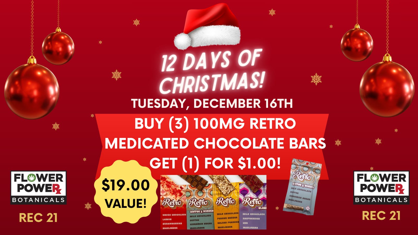 Flower Power Botanicals 12 Days of Christmas - Day 4!