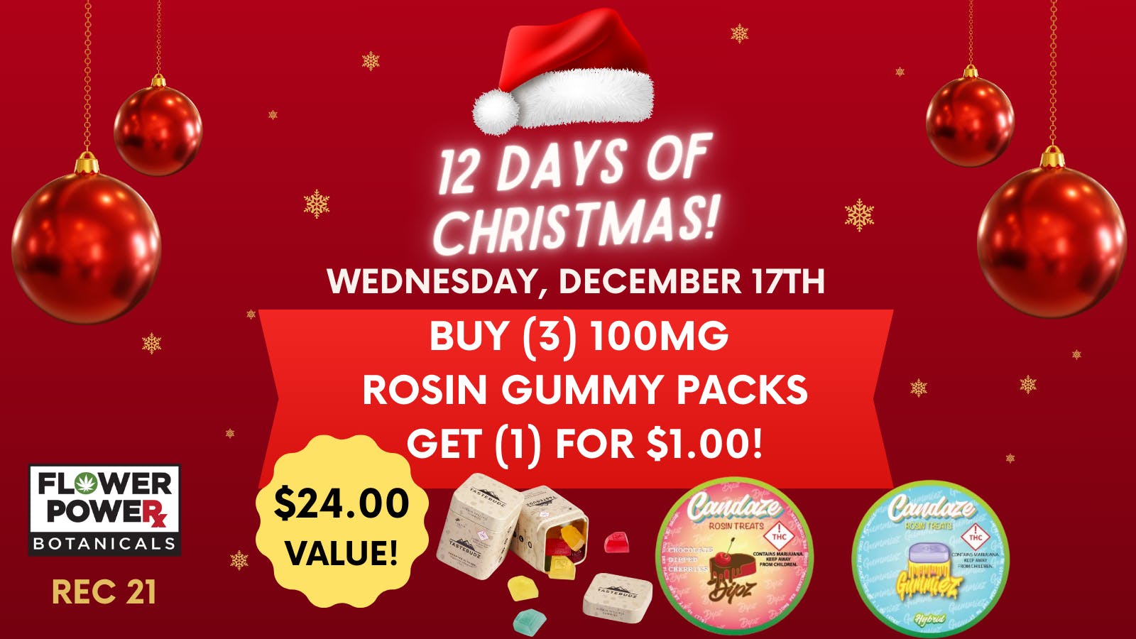 Flower Power Botanicals 12 Days of Christmas - Day 5!