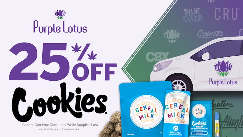 Purple Lotus - Downtown San Jose 25% Off Cookies