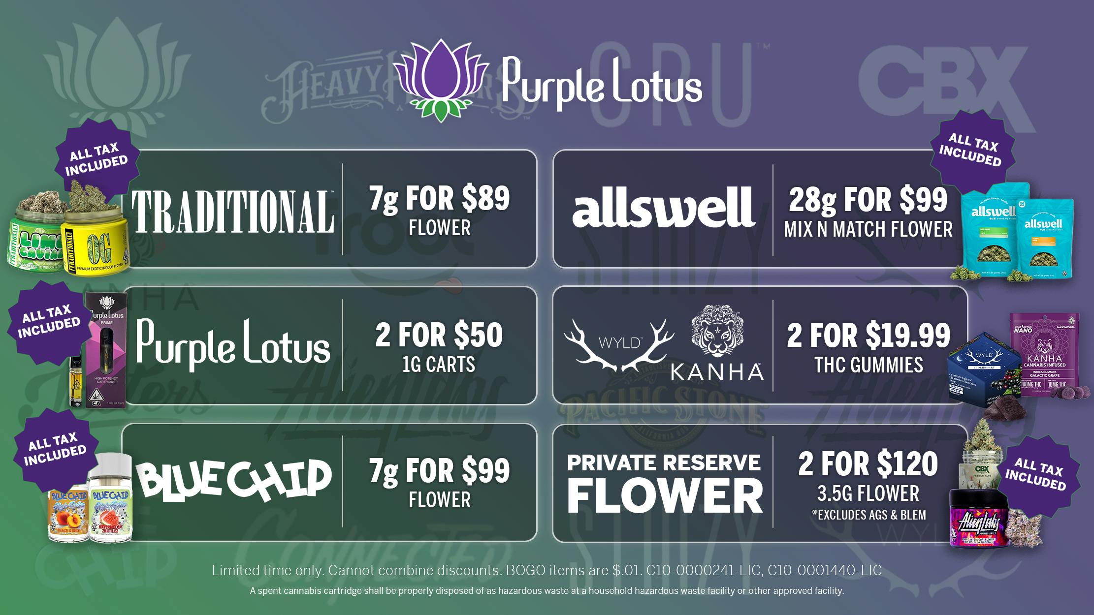 Purple Lotus - Downtown San Jose Daily Bundle Deals