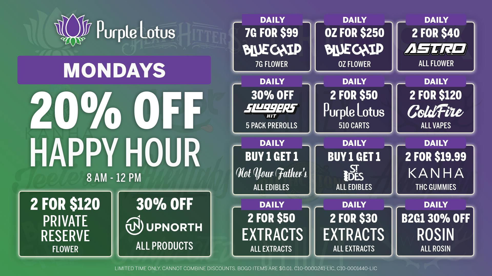 Purple Lotus Patient Center - San Jose 20% Off Happy Hour + More Daily Deals