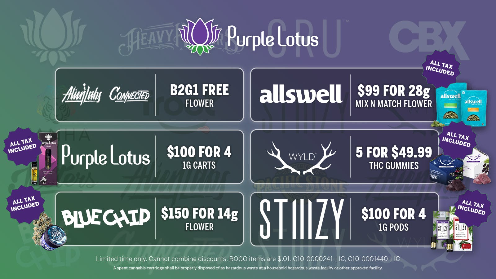 Purple Lotus - Downtown San Jose Daily Bundle Deals