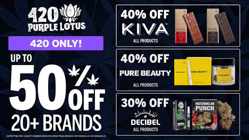 Purple Lotus - Downtown San Jose 420 420 STARTS TODAY!