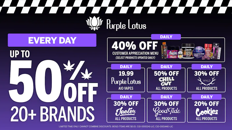 Purple Lotus Patient Center - Santa Clara Up To 50% Off Every Day!