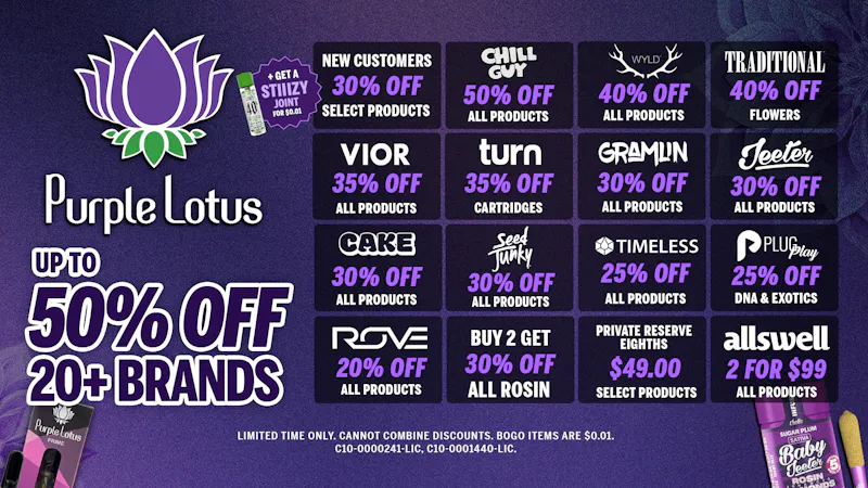 Purple Lotus Patient Center - San Jose Up To 50% Off Every Day!
