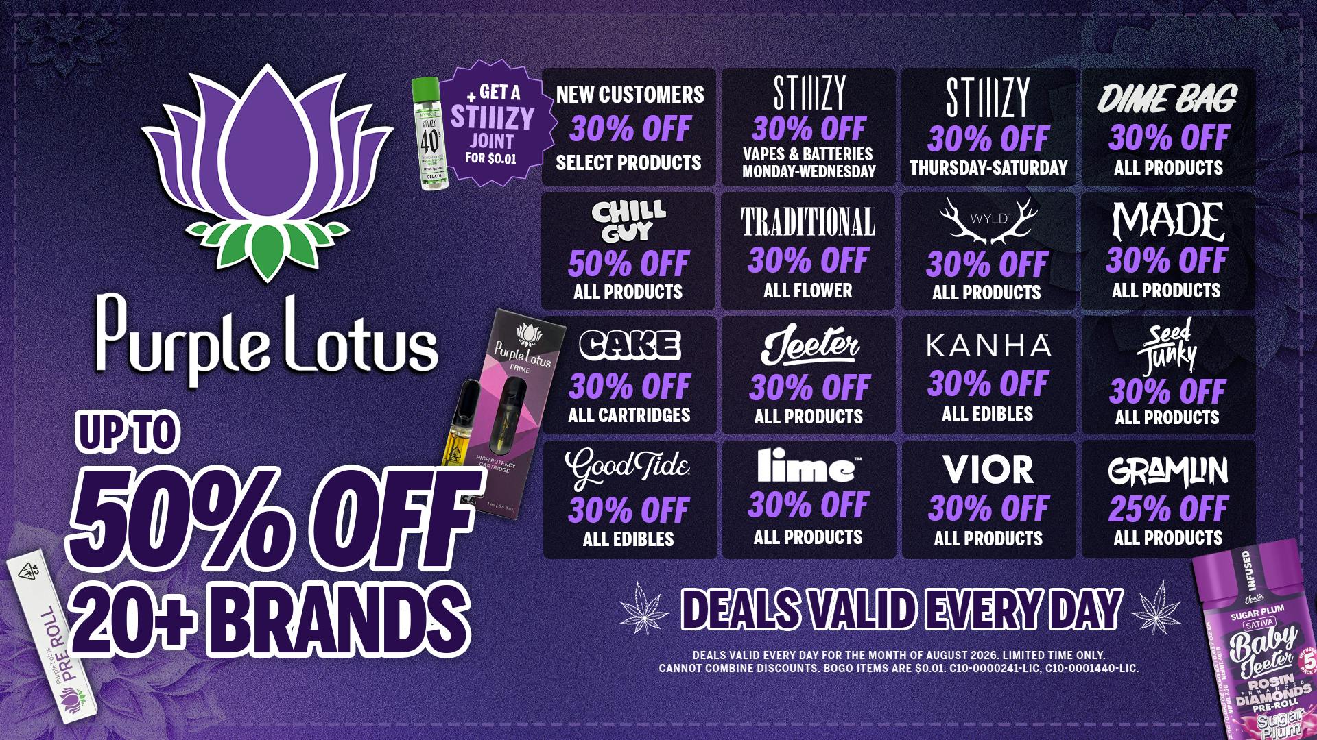 Purple Lotus - Downtown San Jose Up To 50% Off Every Day!