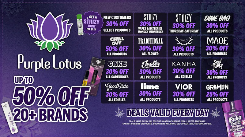 Purple Lotus Patient Center - San Jose Up To 50% Off Every Day!