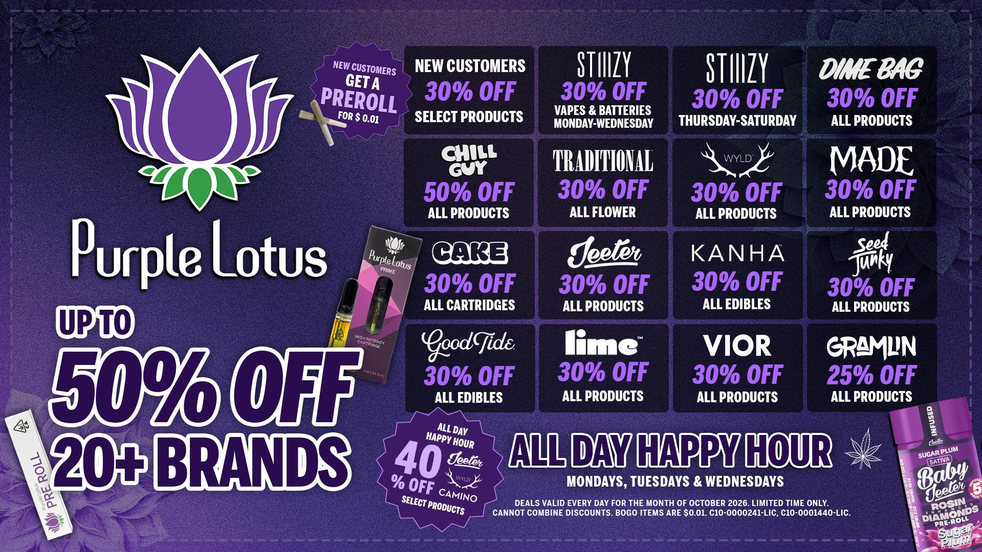 Purple Lotus Patient Center - San Jose Up To 50% Off Every Day!