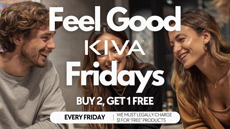 Buds & Roses Feel Good Fridays - Buy 2, Get 1 for $1 Kiva