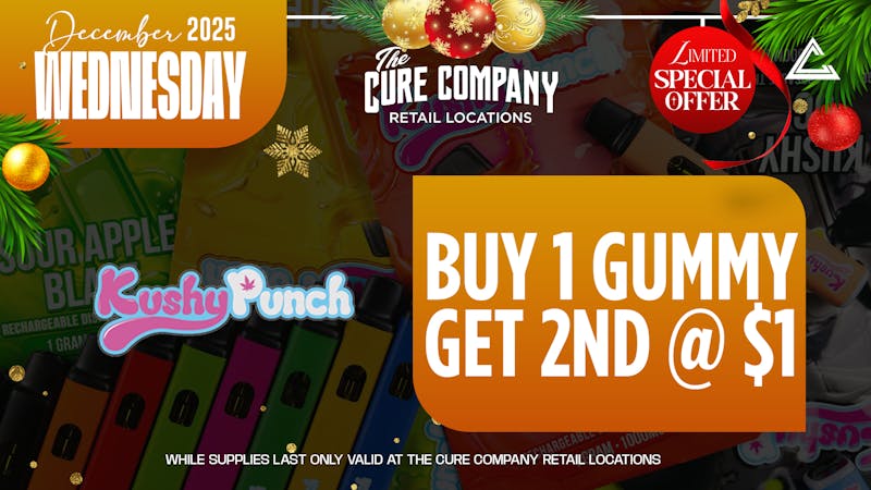 CCC by The Cure Company Kushy Punch BOGO Gummy Madness! 🍬🔥