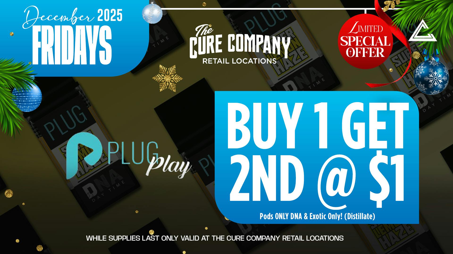 The Cure Company - Crenshaw 😮‍💨 PlugPlay BOGO Friday, Heat for $1!