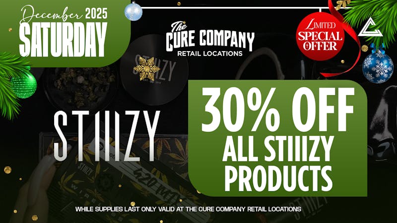 The Cure Company - Melrose ⚡ STIIIZY Saturday: 30% Off All STIIIZY!