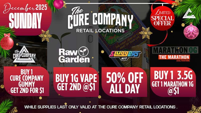 The Cure Company - Pico Super Sunday Deals at The Cure Company! 🎄🔥