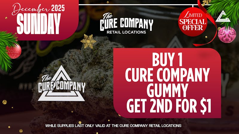 CCC by The Cure Company 🍬 Sunday Sweets: Cure Company Gummies B1G1 for $1