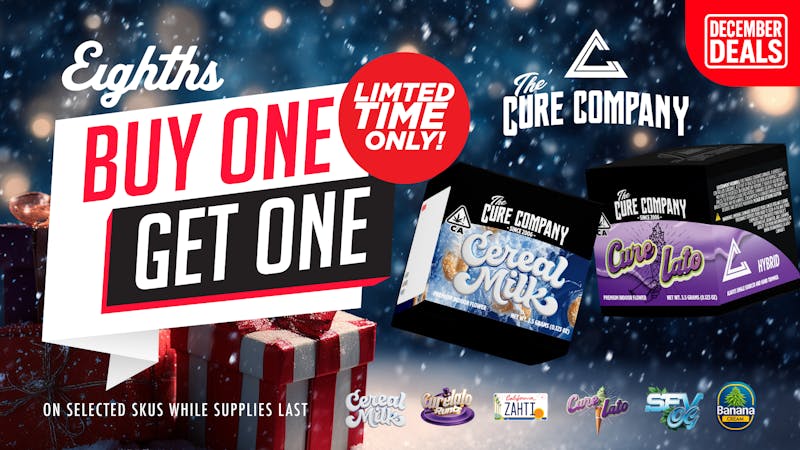 The Cure Company - Crenshaw 🎁 Cure Co Holiday BOGO, Buy 1 Eighth Get 1 @ $1🎄