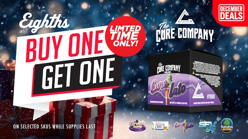 The Cure Company - Crenshaw 🎁 Cure Co Holiday BOGO, Buy 1 Eighth Get 1 @ $1🎄