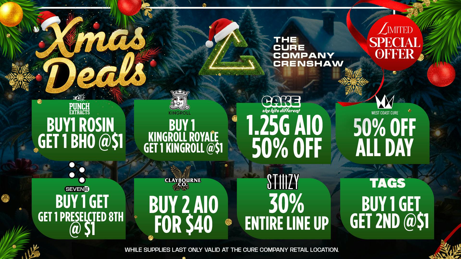 The Cure Company - Crenshaw Cure Company Crenshaw Xmas Deals are HERE 🎅🏽🔥