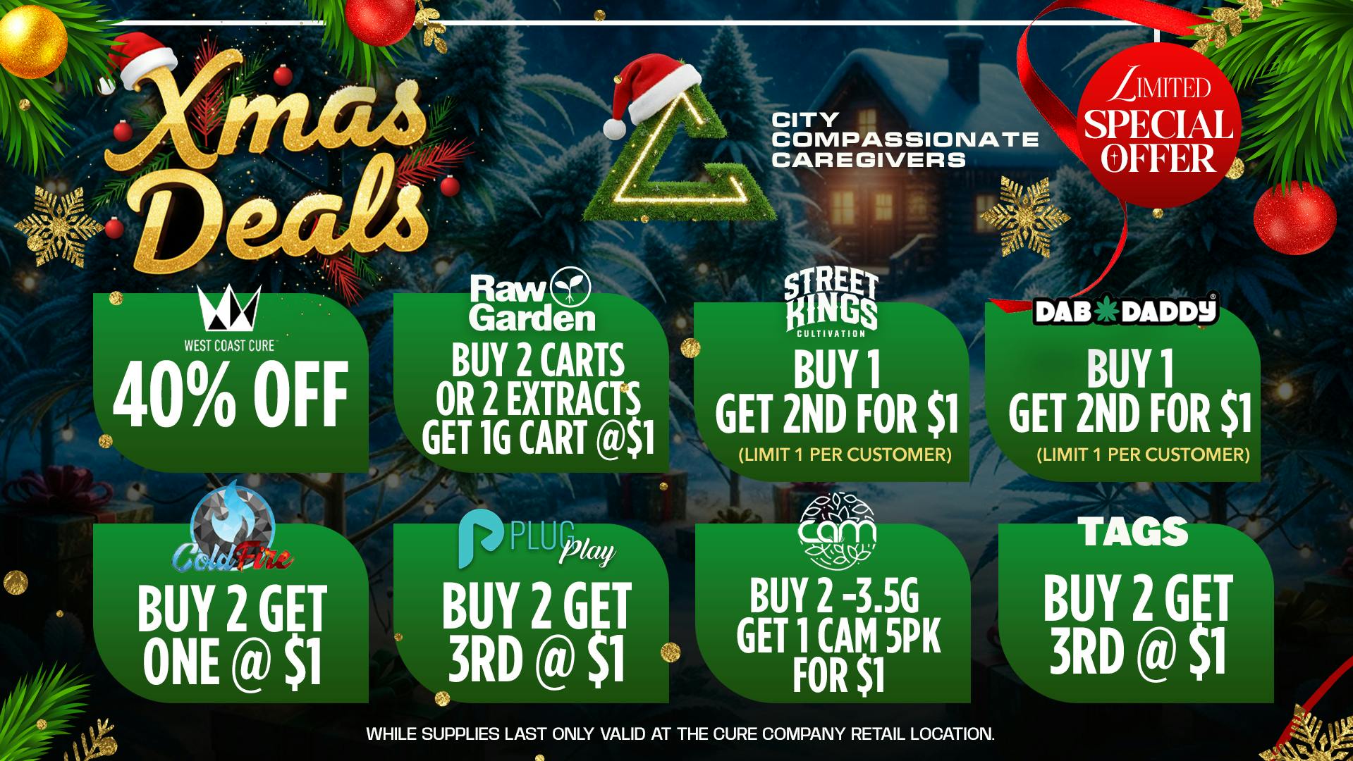 CCC by The Cure Company 🎄 CCC Xmas Deals – Limited Holiday Specials 🎄