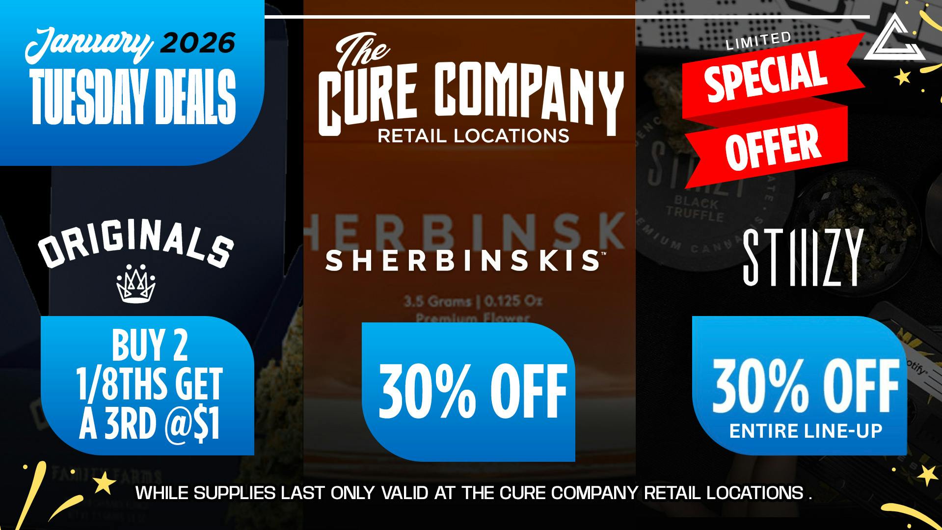 The Cure Company - Pico ✨ Start 2026 Lifted – Pico Tuesday Specials