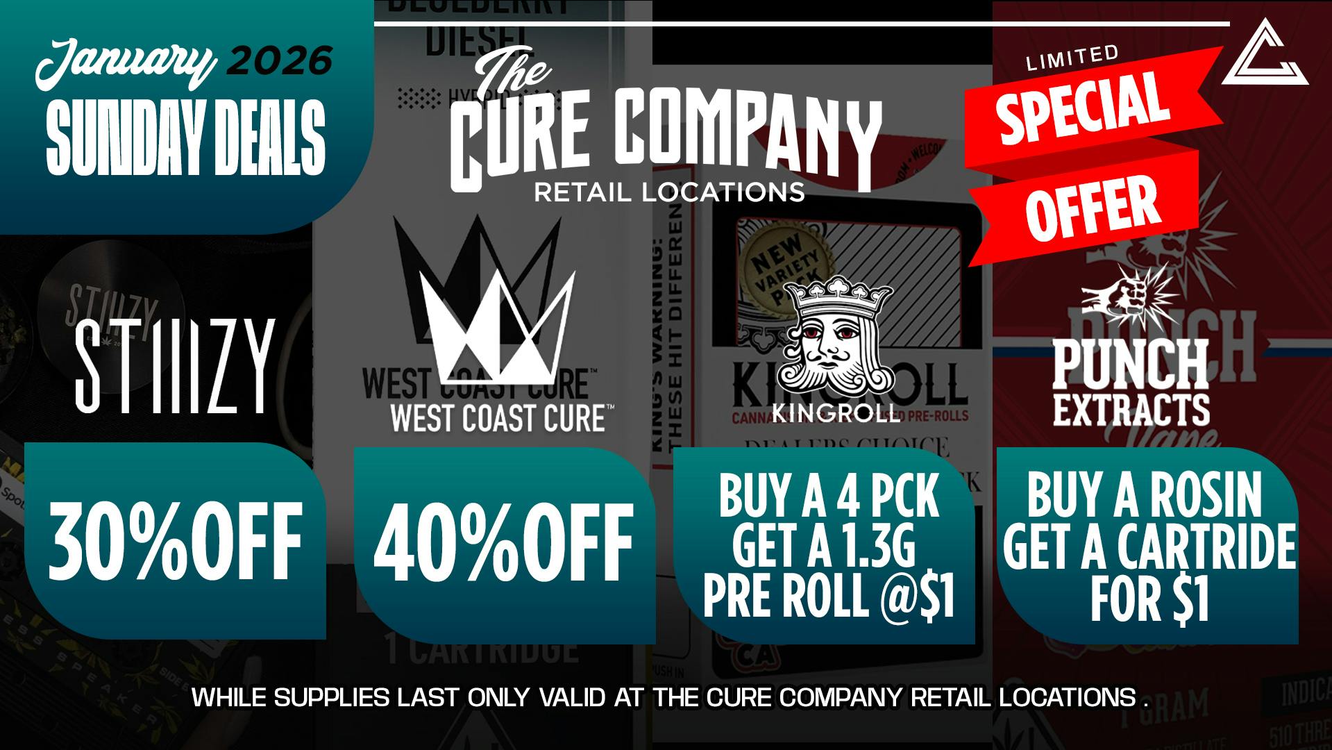 CCC by The Cure Company CCC Sunday Smoke Lineup 🌿🔥