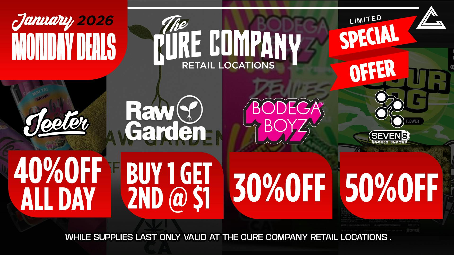 The Cure Company DTLA Downtown Mondays: Heavy Deals in Rotation 🔥🌿