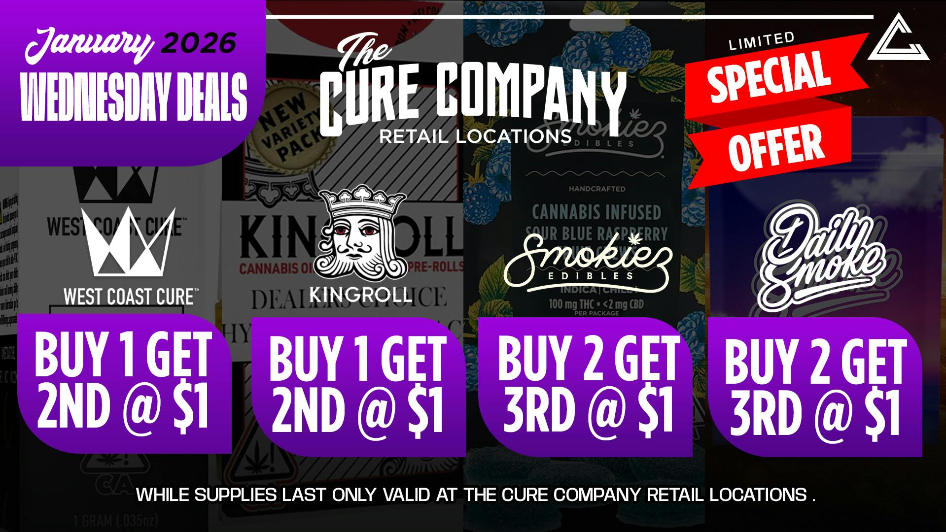 The Cure Company - Melrose 🔥Roll-Up Wednesdays @ Cure Company Melrose 🔥