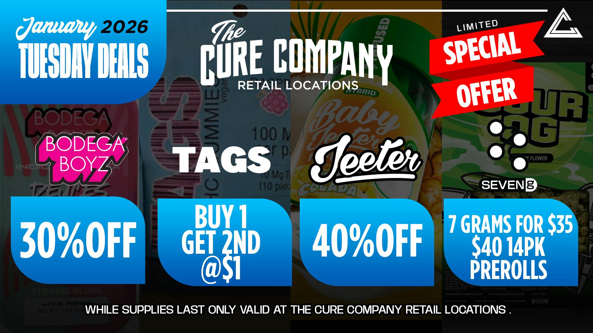 The Cure Company - South LA Terp Run Tuesday @ Cure Company South LA 🥵